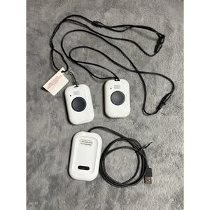 Lifeline Monitored Alert System Wireless Panic Button Pendants Base Station